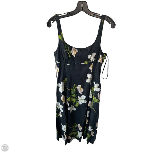 Dress Casual Midi By Julia Jordan In Grey & White, Size: M
