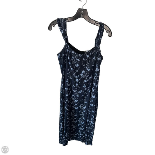 Dress Casual Midi By Clothes Mentor In Blue, Size: L
