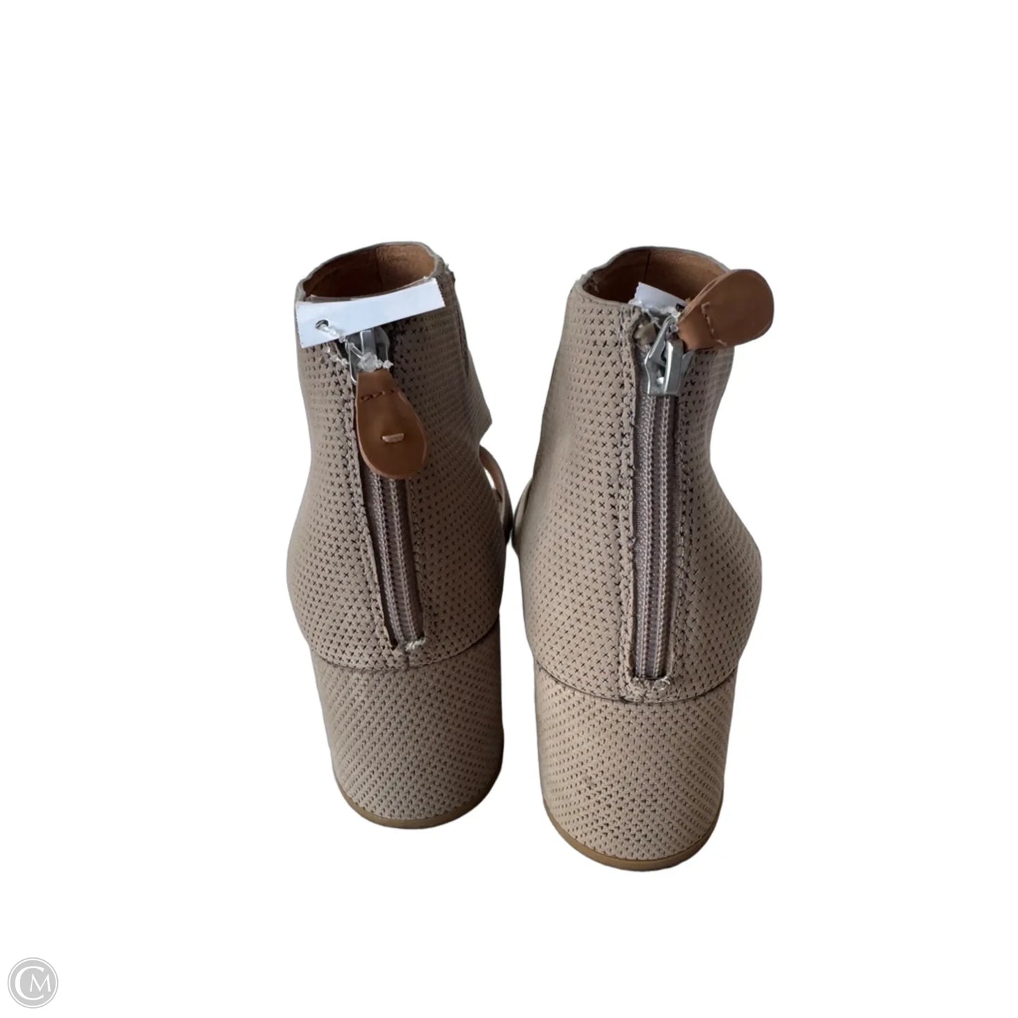 Sandals Heels Block By Gentle Souls In Grey, Size: 9.5