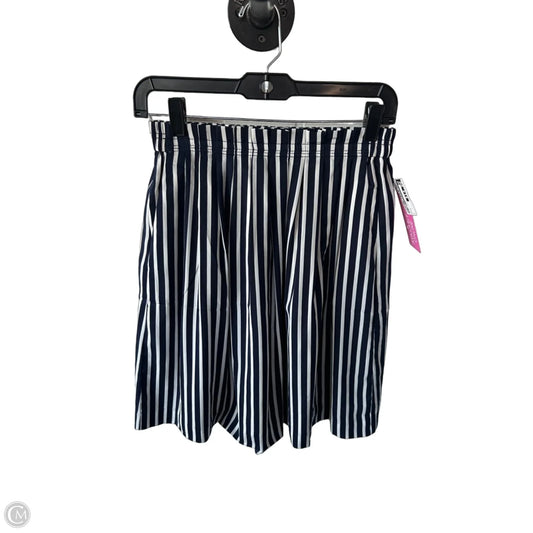 Skirt Midi By J. Crew In Blue & White, Size: 2