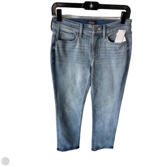 Jeans Straight By Not Your Daughters Jeans In Blue Denim, Size: 4