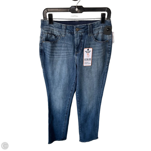 Jeans Straight By Jag In Blue Denim, Size: 6