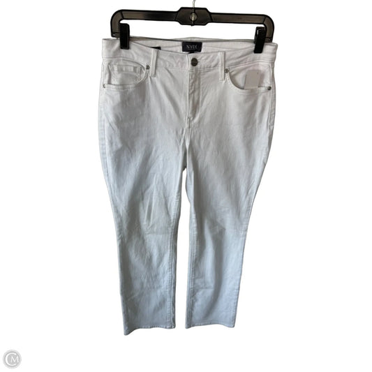 Jeans Boot Cut By Not Your Daughters Jeans In White Denim, Size: 6