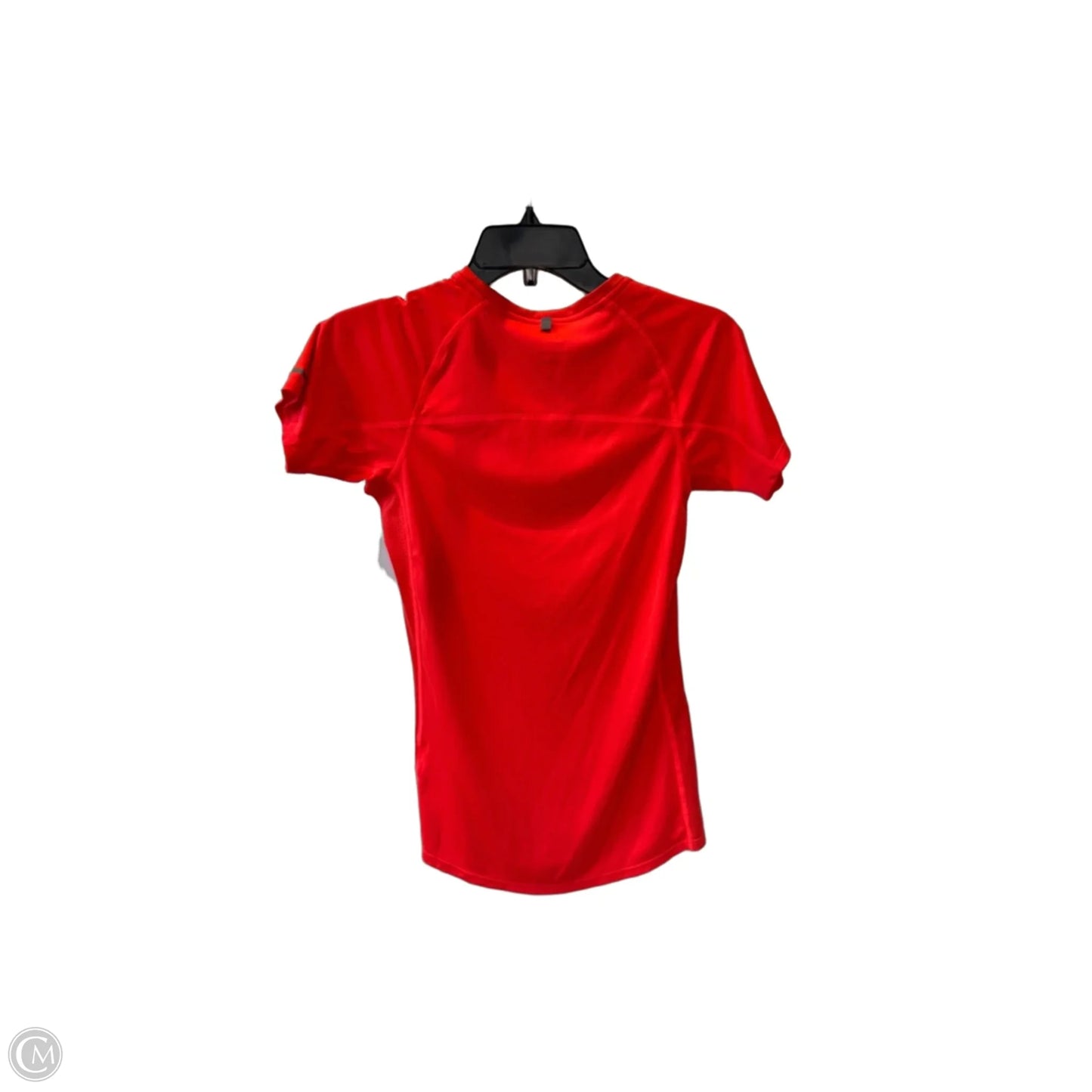 Athletic Top Short Sleeve By Nike In Orange, Size: Xs