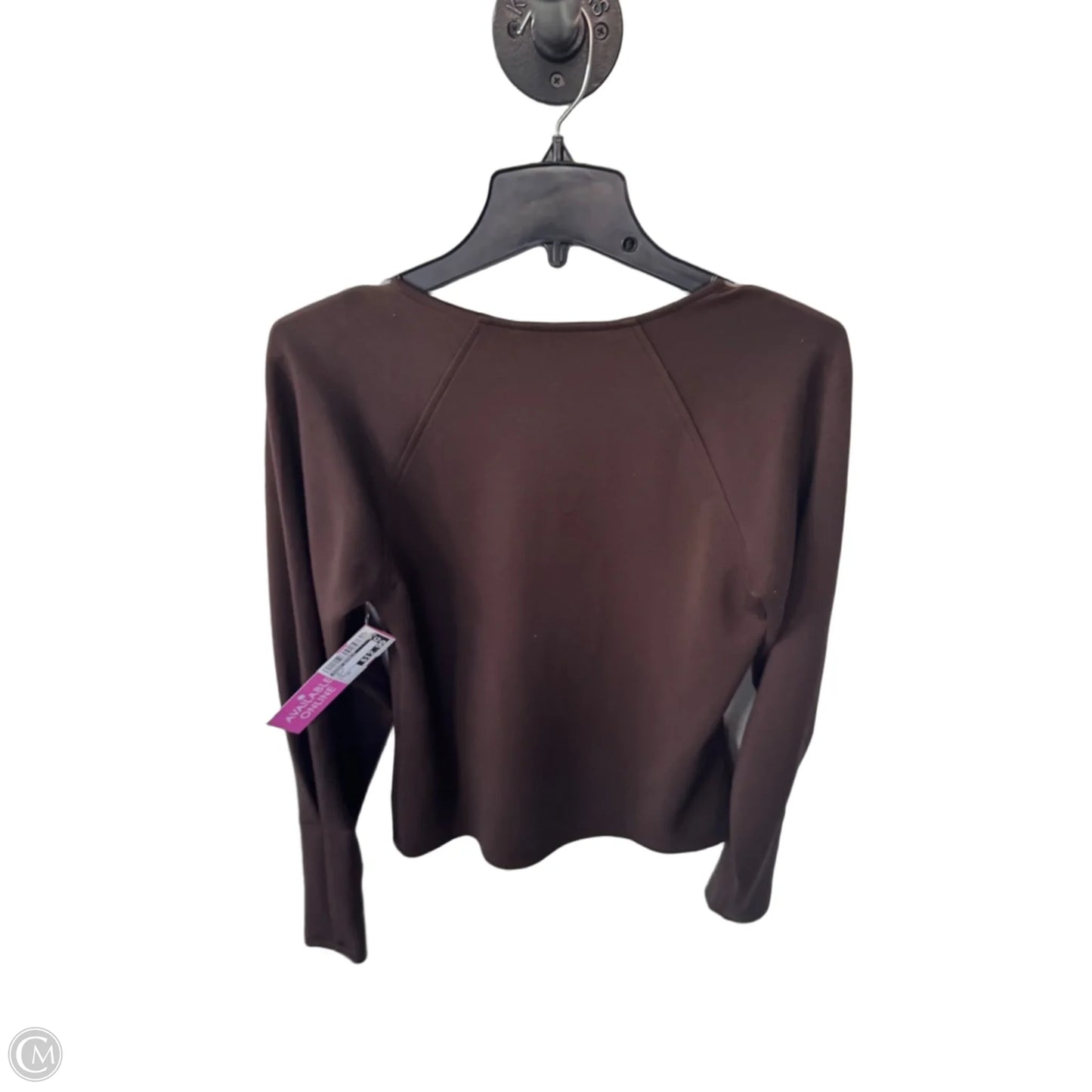 Top Long Sleeve By Banana Republic In Brown, Size: Xs