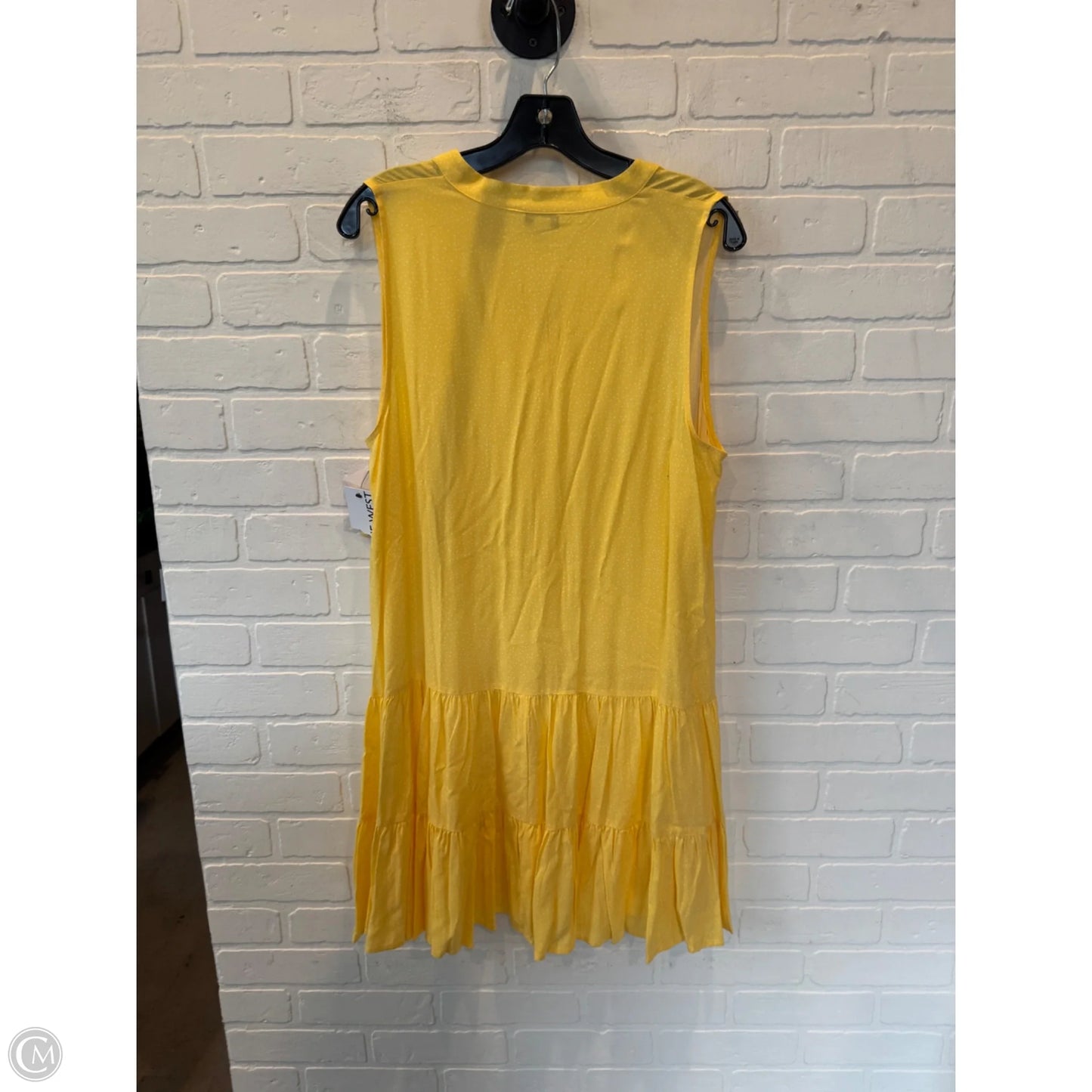 Dress Casual Short By Nine West In Yellow, Size: L