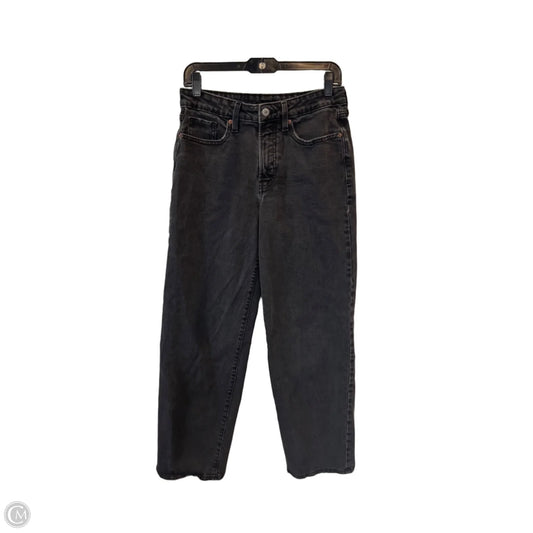 Jeans Straight By Old Navy In Black Denim, Size: 6