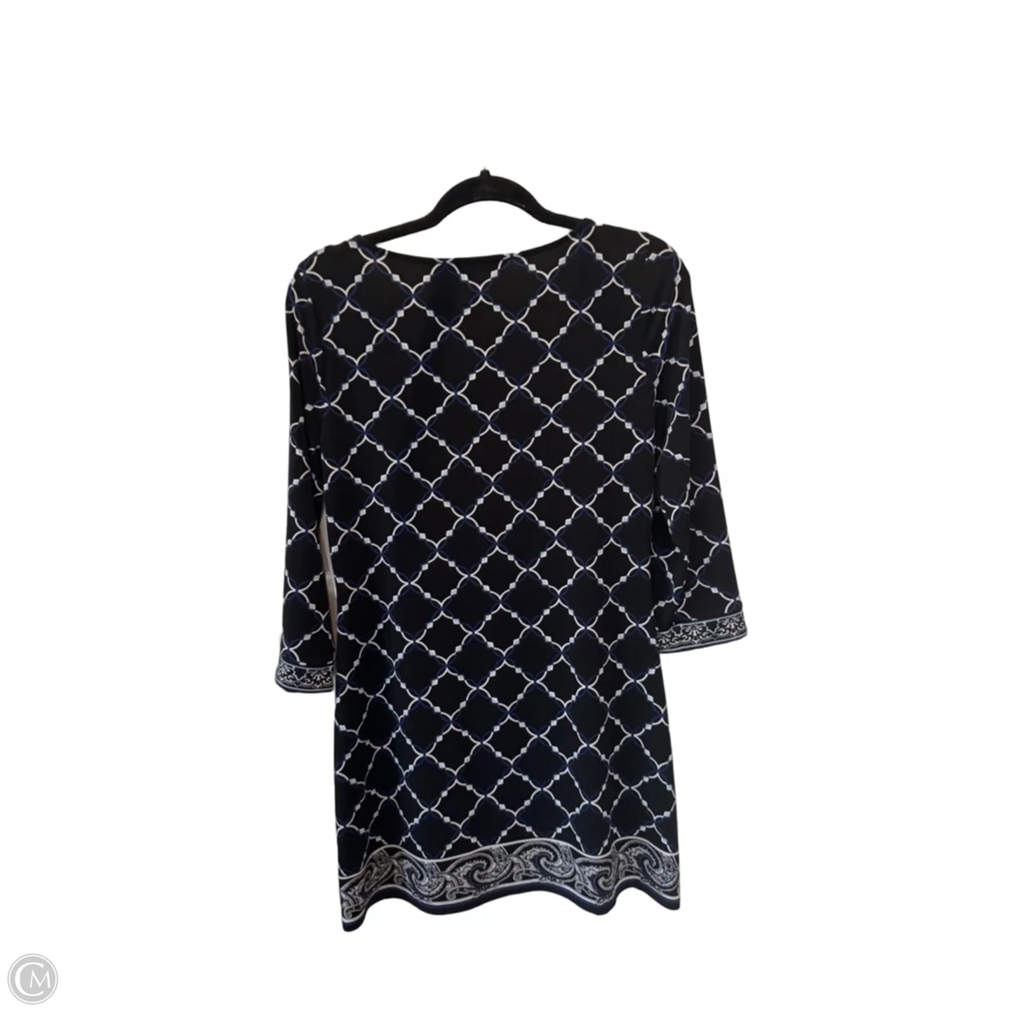Dress Work By White House Black Market In Black & Blue, Size: S