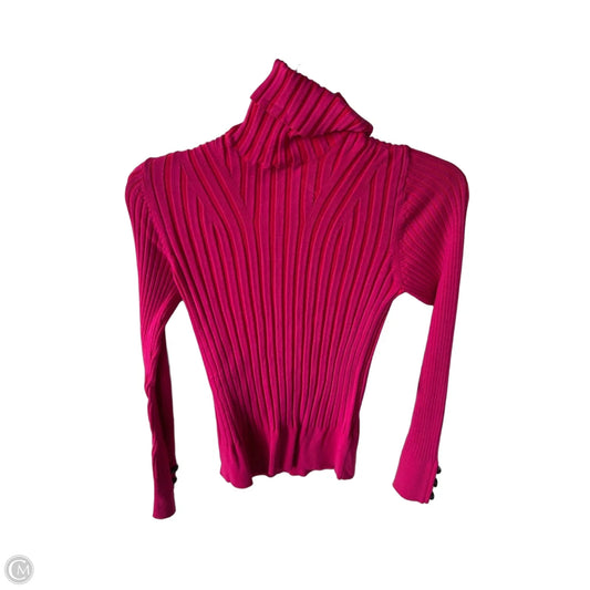 Sweater By Apt 9 In Pink & Red, Size: S