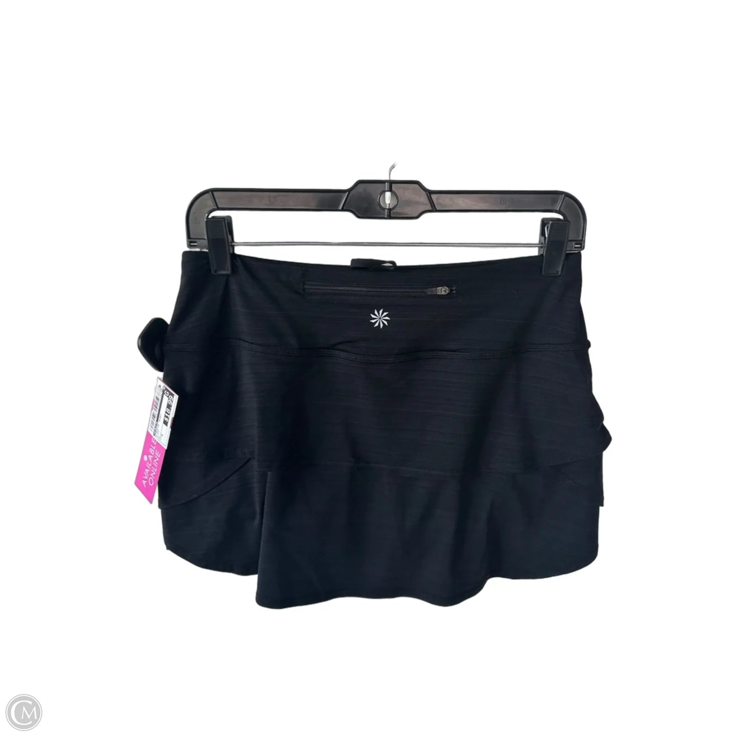 Athletic Skort By Athleta In Black, Size: S