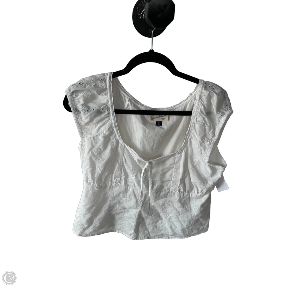 Top Short Sleeve By Universal Thread In White, Size: M