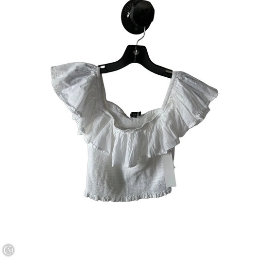 Top Sleeveless By Scoop In White, Size: L