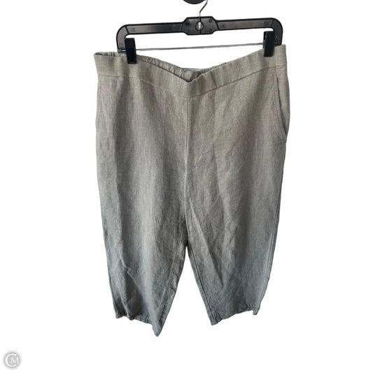Pants Linen By Eileen Fisher In Tan, Size: L