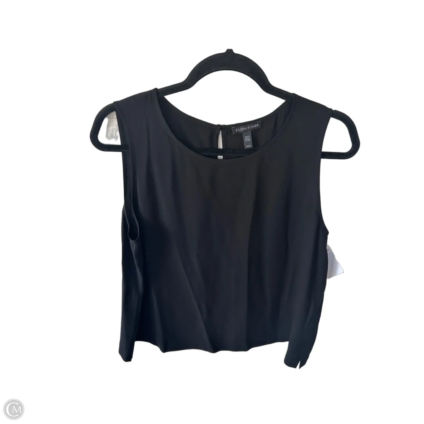 Top Sleeveless By Eileen Fisher In Black, Size: M