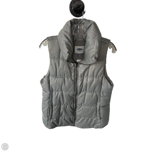 Vest Puffer & Quilted By Old Navy In Grey, Size: M