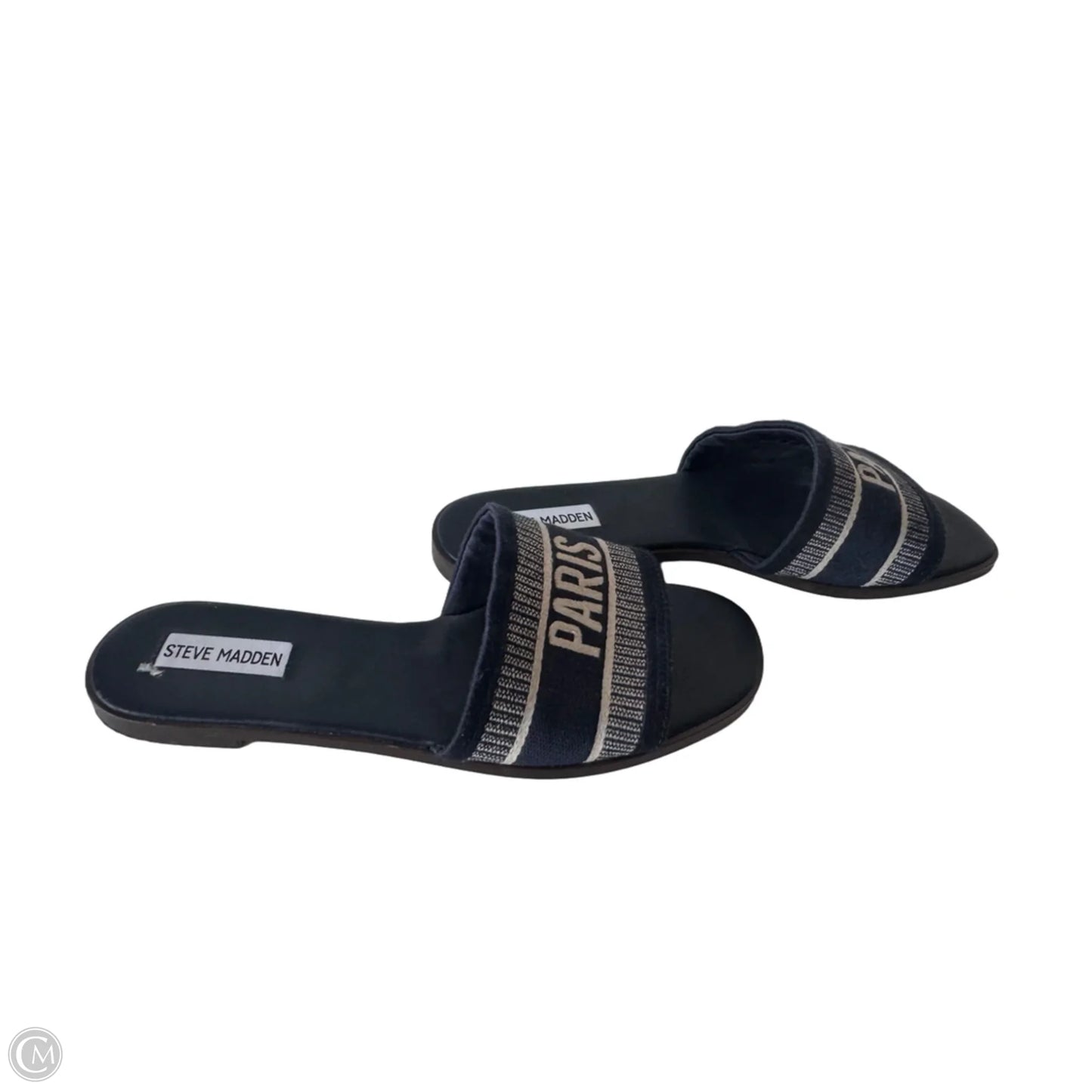 Sandals Flats By Steve Madden In Blue, Size: 8.5