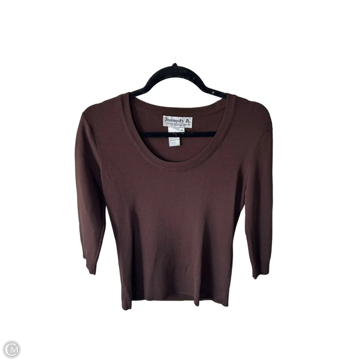 Sweater By Joseph A. In Brown, Size: M