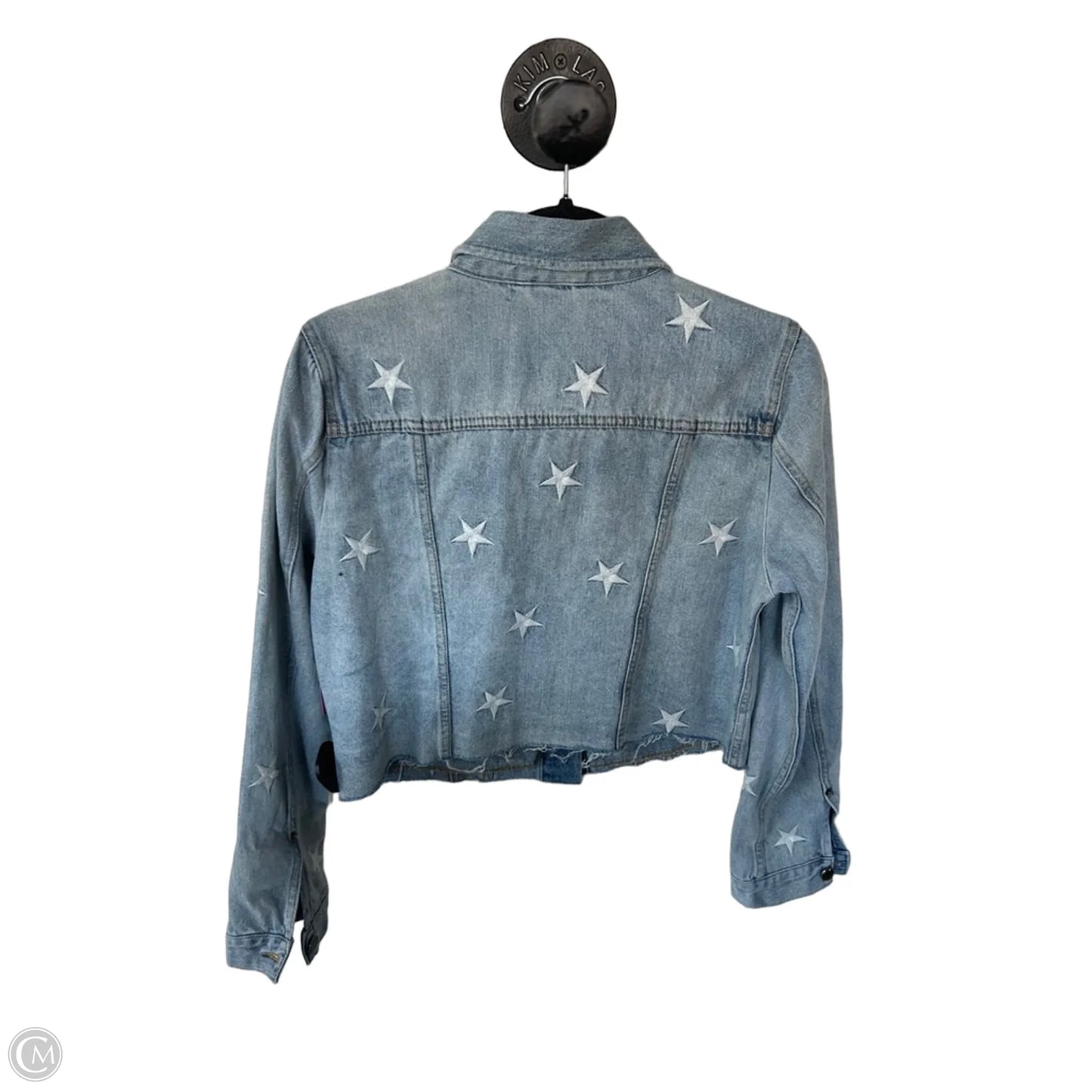 Jacket Denim By Pistola In Blue Denim, Size: M