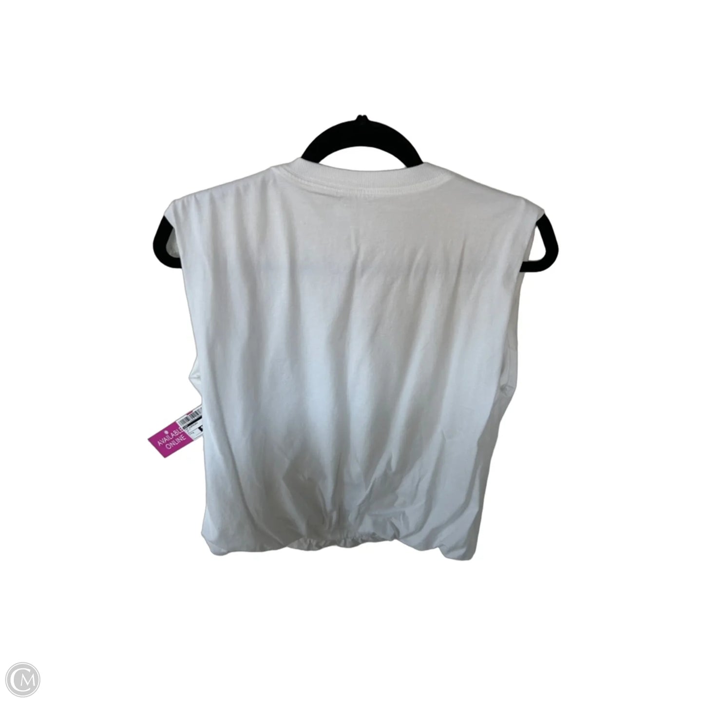 Top Sleeveless By Loft In White, Size: M