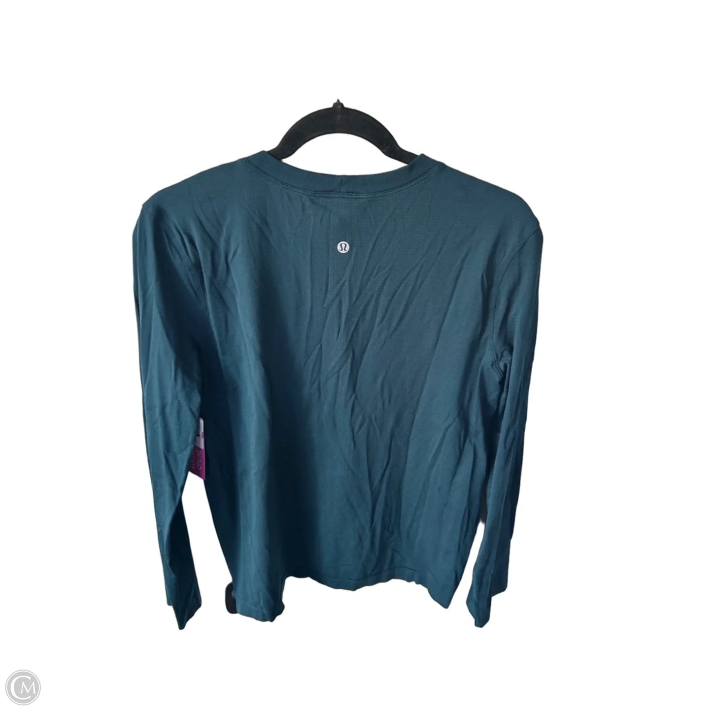 Athletic Top Long Sleeve Crewneck By Lululemon In Green, Size: S