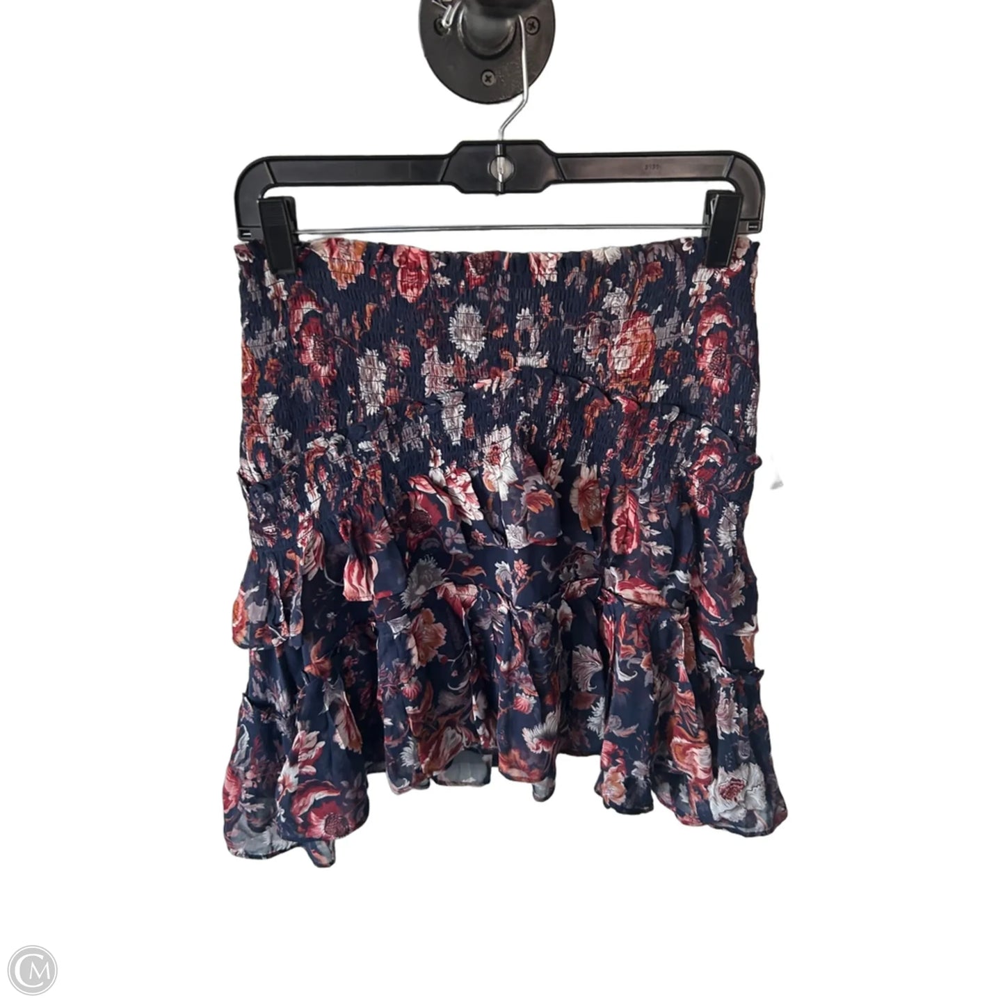 Skirt Mini & Short By Anthropologie In Blue & Red, Size: Xs