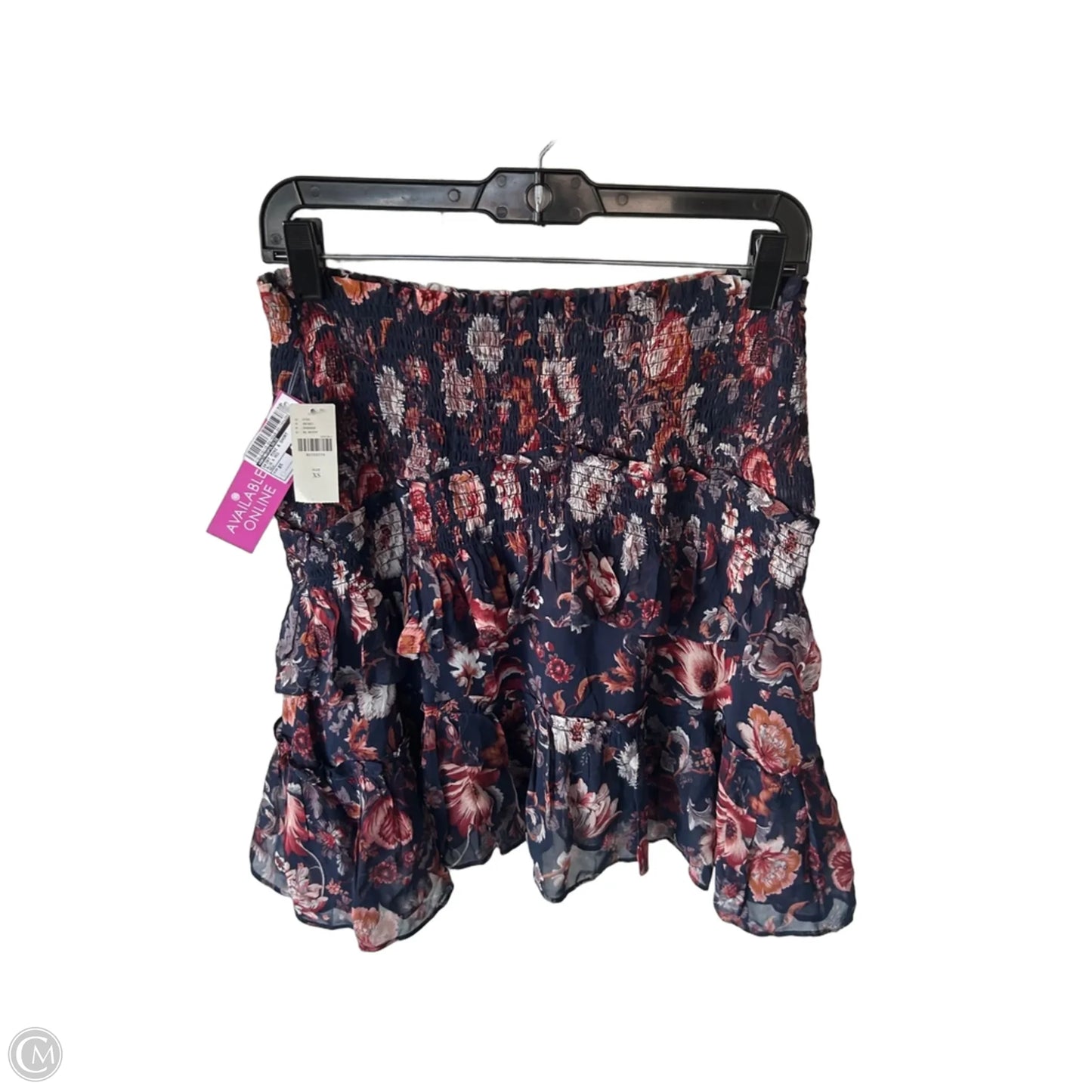 Skirt Mini & Short By Anthropologie In Blue & Red, Size: Xs