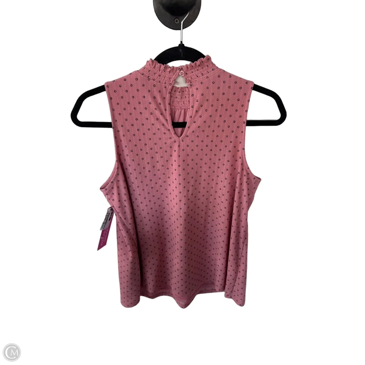 Top Sleeveless By Apt 9 In Blue & Pink, Size: S