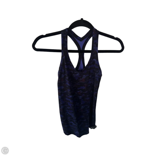 Athletic Tank Top By Lululemon In Black & Purple, Size: Xs
