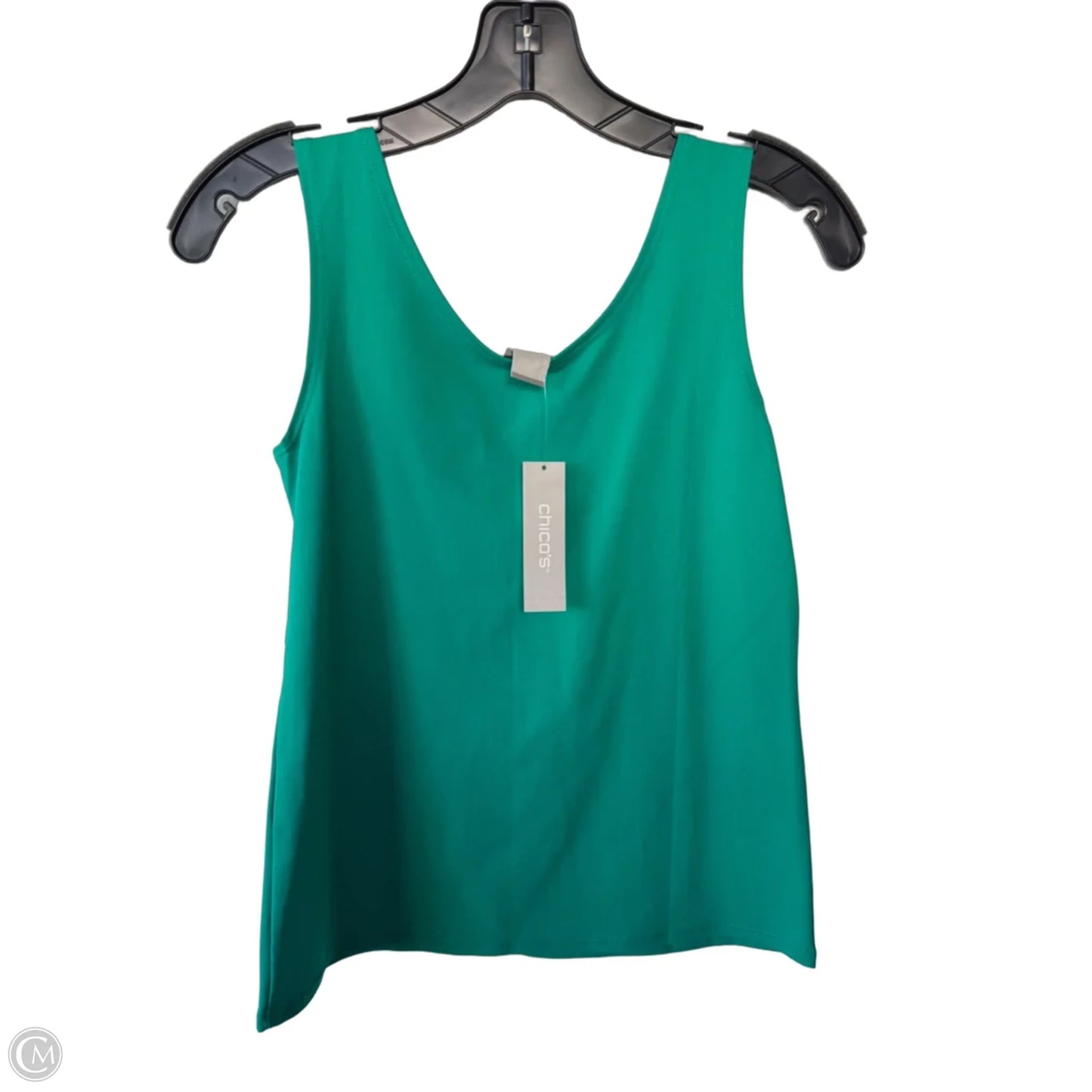Top Sleeveless Basic By Chicos In Green, Size: S