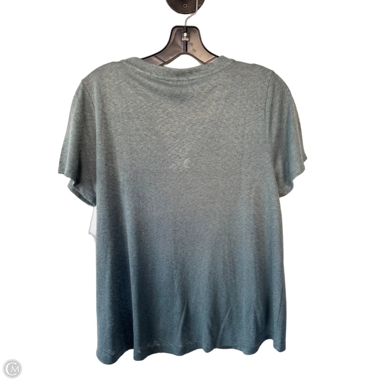 Top Short Sleeve By Bobeau In Blue, Size: M