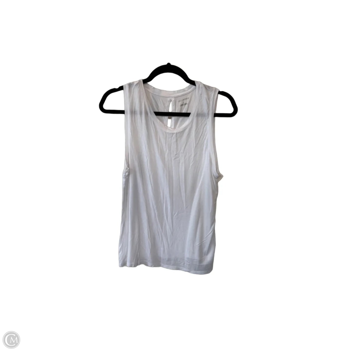 Top Sleeveless Basic By Halogen In White, Size: L