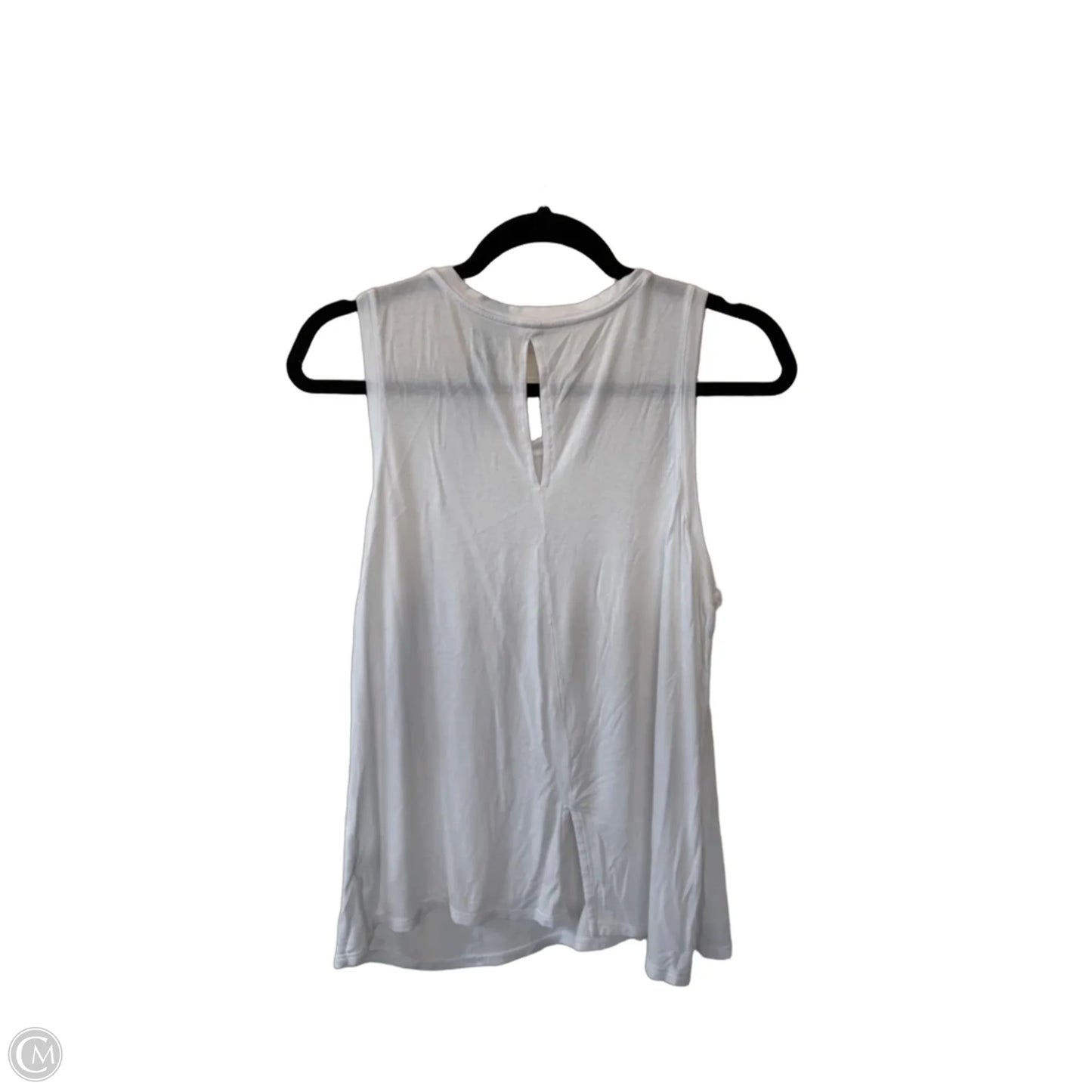 Top Sleeveless Basic By Halogen In White, Size: L