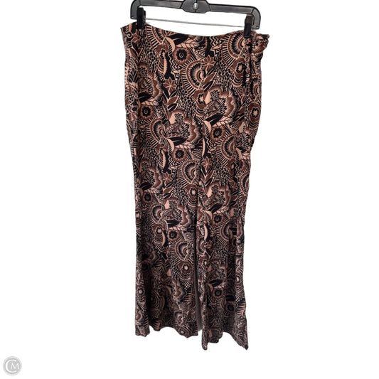 Pants Other By Anthropologie In Black & Brown, Size: 14