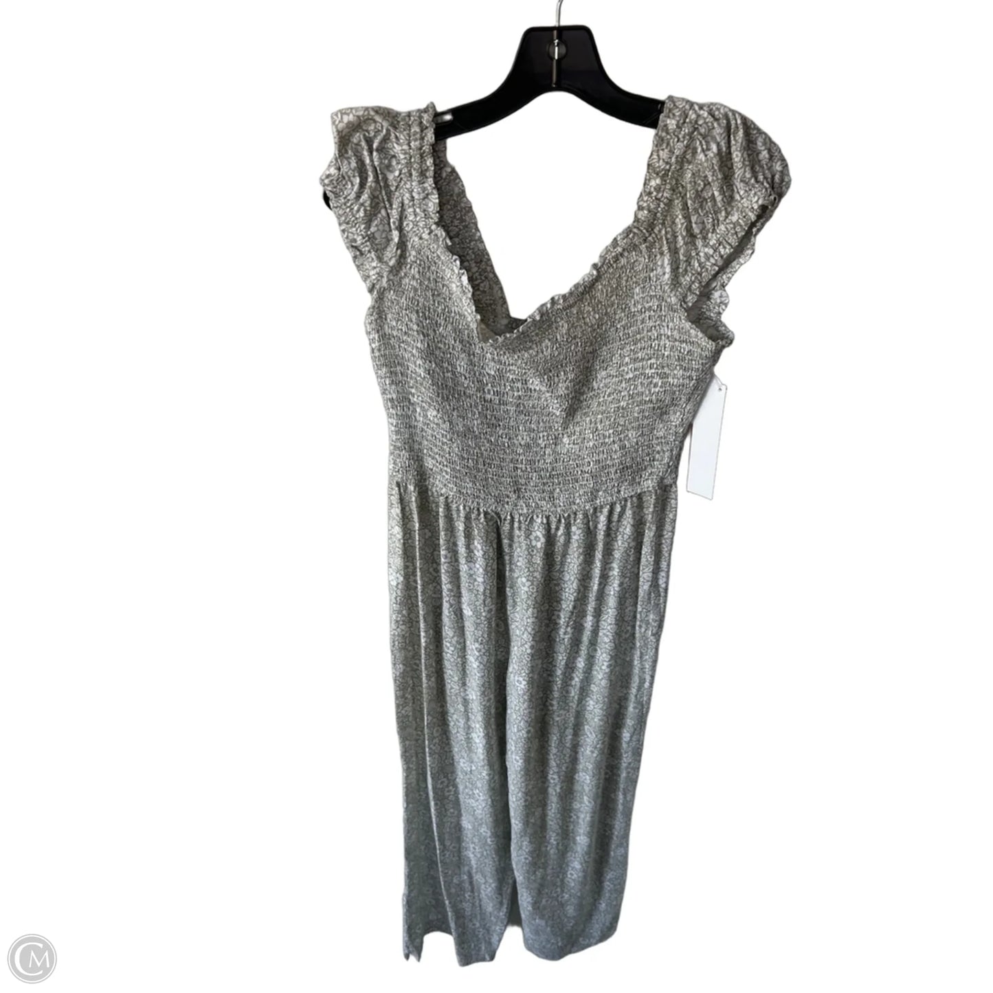Jumpsuit By Jessica Simpson In Green & White, Size: M