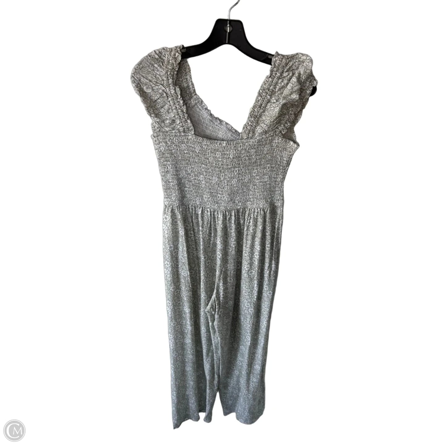 Jumpsuit By Jessica Simpson In Green & White, Size: M
