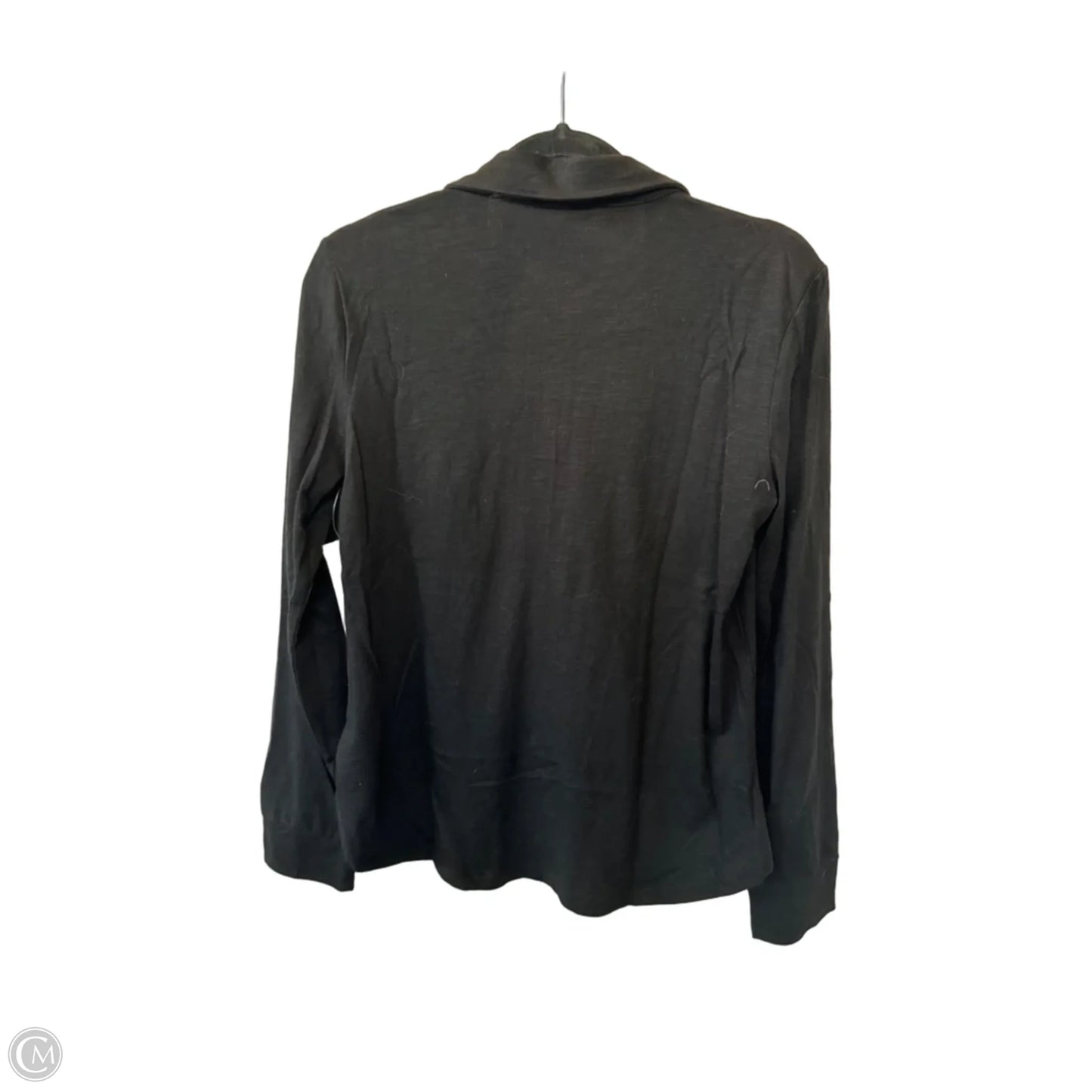 Top Long Sleeve By Gap In Black, Size: M