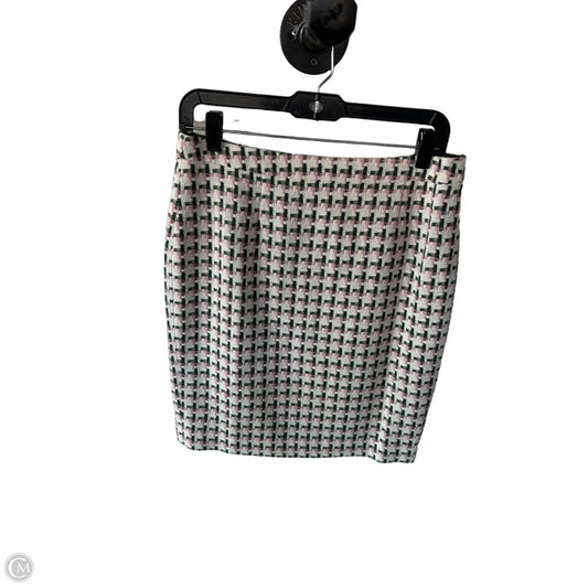 Skirt Mini & Short By Boden In Cream & Green, Size: 8p