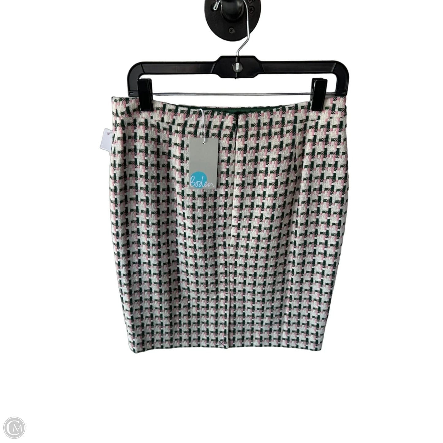 Skirt Mini & Short By Boden In Cream & Green, Size: 8p