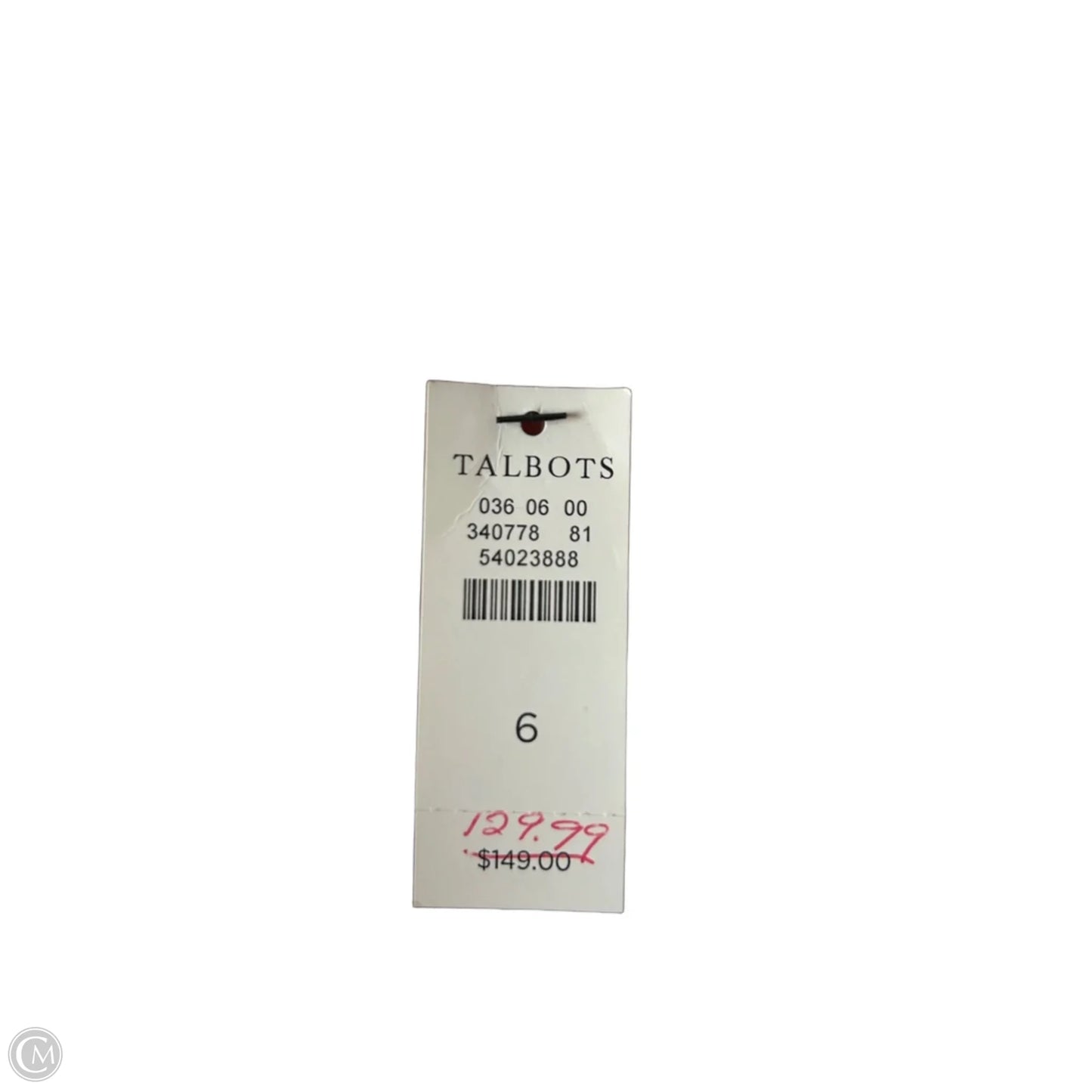 Dress Casual Short By Talbots In White, Size: S