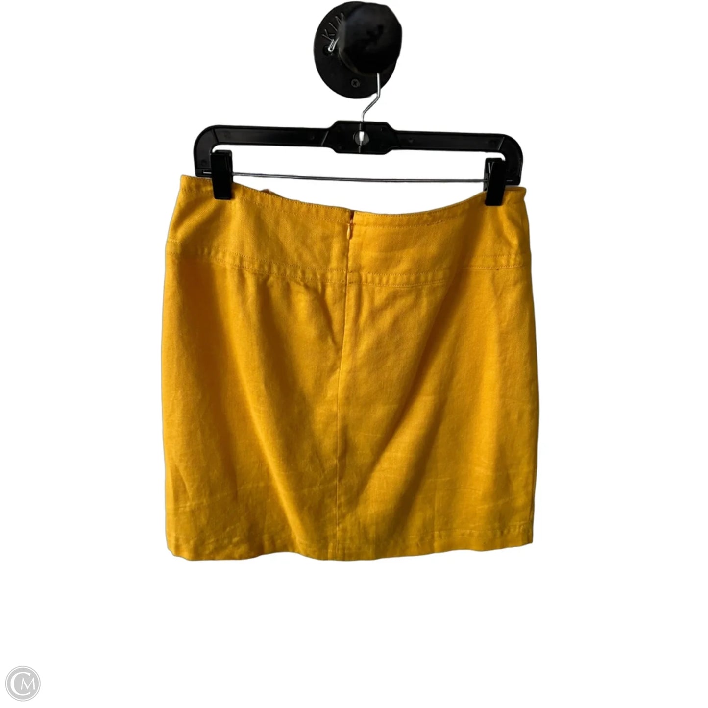 Skirt Mini & Short By Ann Taylor In Yellow, Size: 8