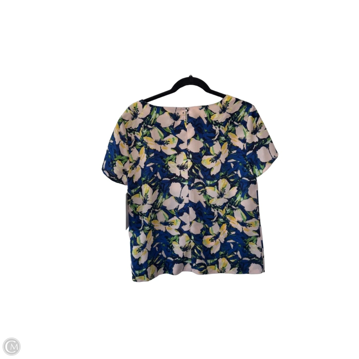 Top Short Sleeve By J. Crew In Blue & Pink, Size: S