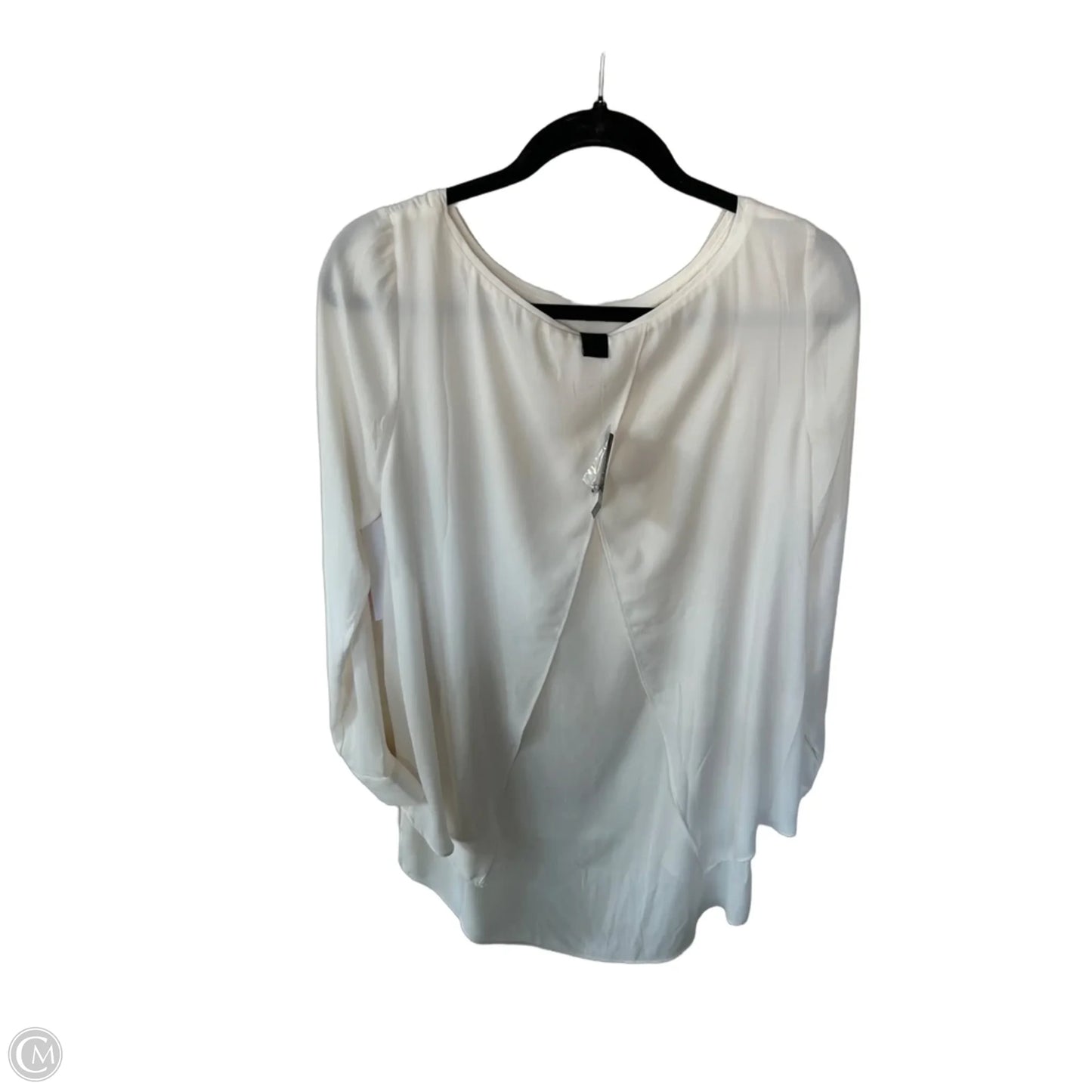 Tunic Long Sleeve By White House Black Market In Cream, Size: S