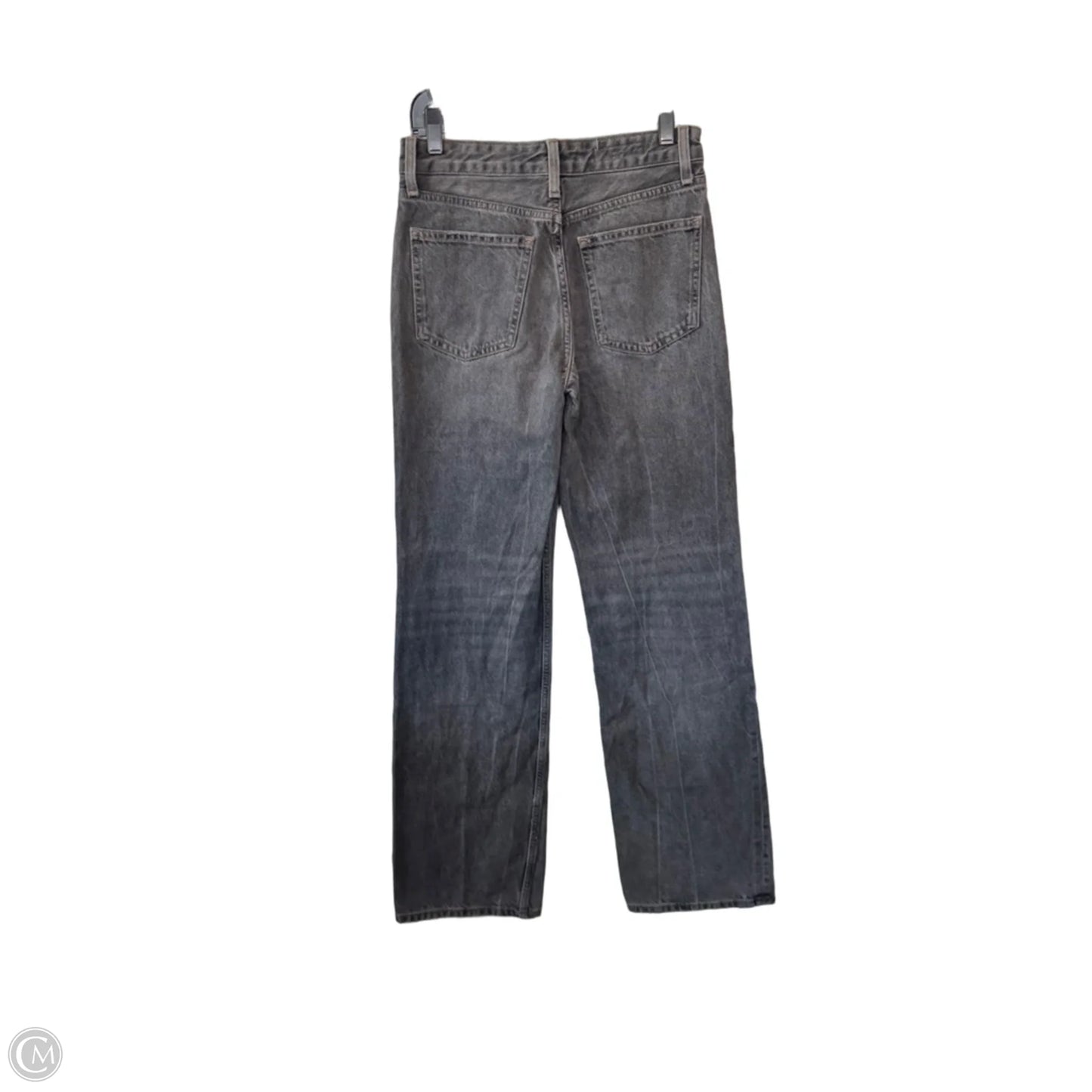 Jeans Straight By Zara In Grey Denim, Size: 2