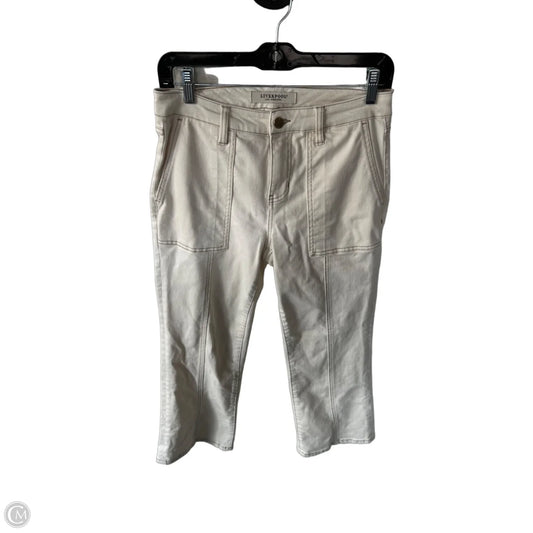 Jeans Straight By Liverpool In Cream, Size: 4