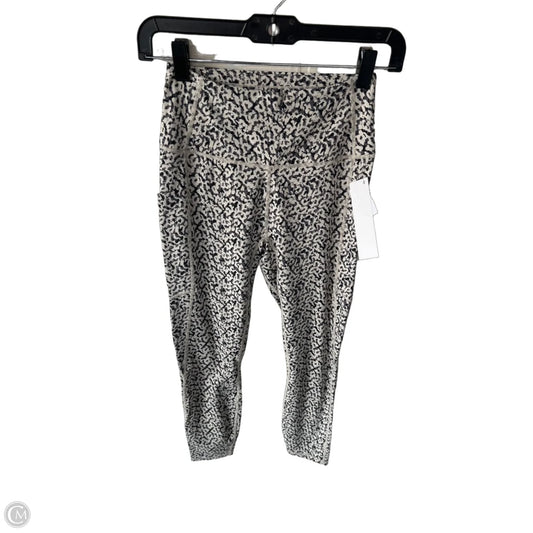 Athletic Leggings By Varley In Grey & White, Size: Xs