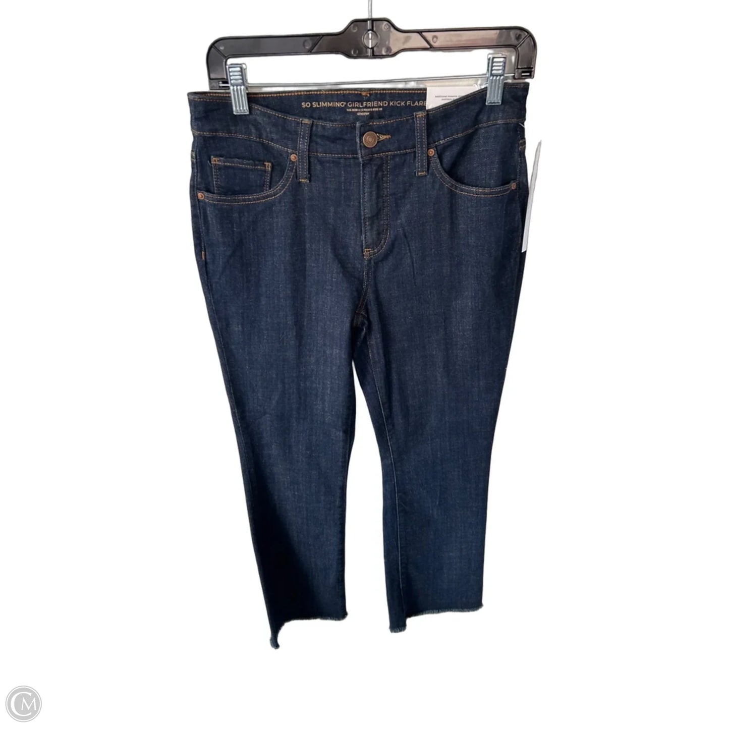 Jeans Flared By Chicos In Blue Denim, Size: 2