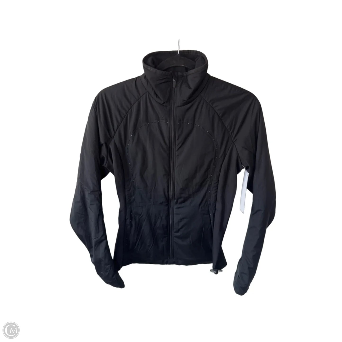 Athletic Jacket By Lululemon In Black, Size: S
