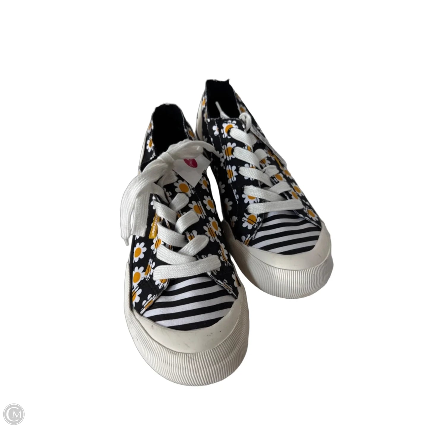 Shoes Sneakers By Rocket Dogs In Black & Yellow, Size: 10