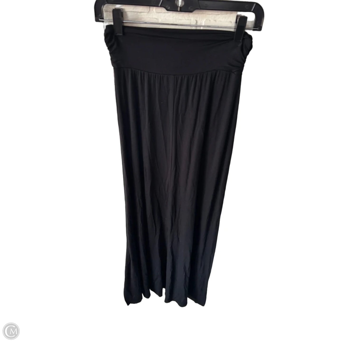 Skirt Midi By Merona In Black, Size: Xs