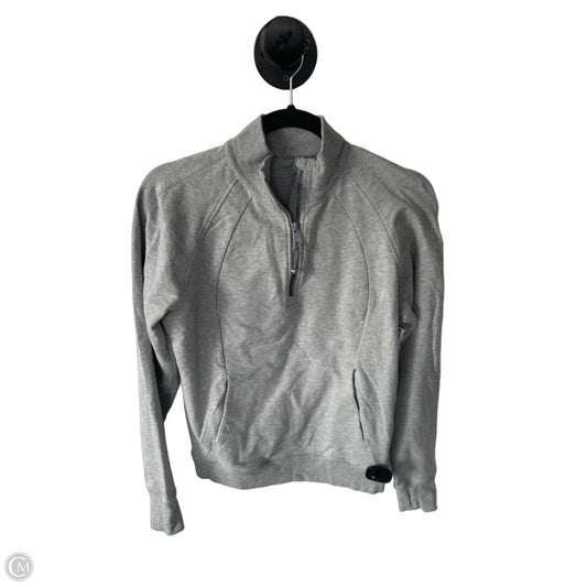 Athletic Sweatshirt Collar By Lululemon In Grey, Size: S